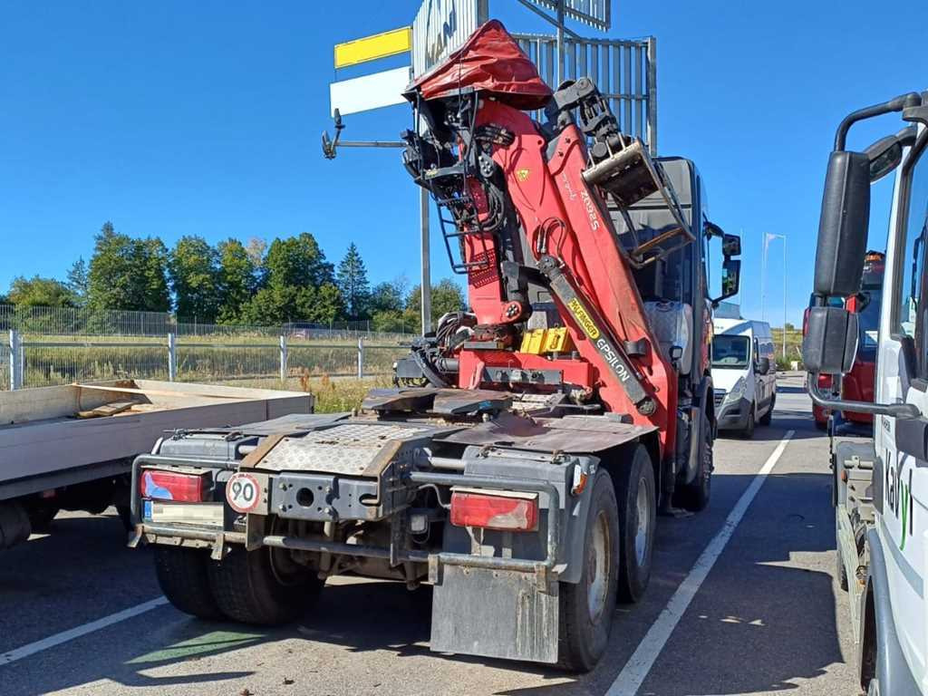 Scania R500, 6x6, RETARDER, OPTICRUISE, PALFINGER EPSILON S260Z96 - Cabeza tractora: foto 4 Scania R500, 6x6, RETARDER, OPTICRUISE, PALFINGER EPSILON S260Z96 - Cabeza tractora: foto 4