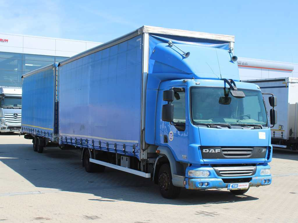DAF FA LF 45, EURO 5, TYRES 80% + AGADOS TRAILER - Camión lona: foto 3 DAF FA LF 45, EURO 5, TYRES 80% + AGADOS TRAILER - Camión lona: foto 3