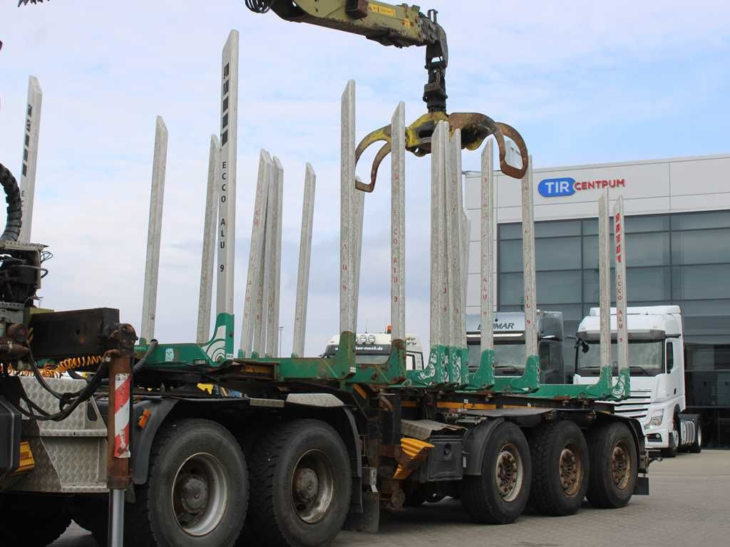 DOLL H3S-14H9, SAF, 2X LIFTING AXLE, EXPANDABLE - Semirremolque maderero: foto 1 DOLL H3S-14H9, SAF, 2X LIFTING AXLE, EXPANDABLE - Semirremolque maderero: foto 1