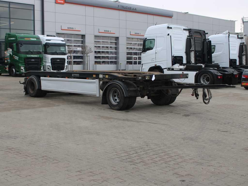 Hüffermann HAR 18.70, SAF AXLES, TIRES 80% - Remolque multilift/ Portacontenedores de cadenas: foto 3 Hüffermann HAR 18.70, SAF AXLES, TIRES 80% - Remolque multilift/ Portacontenedores de cadenas: foto 3