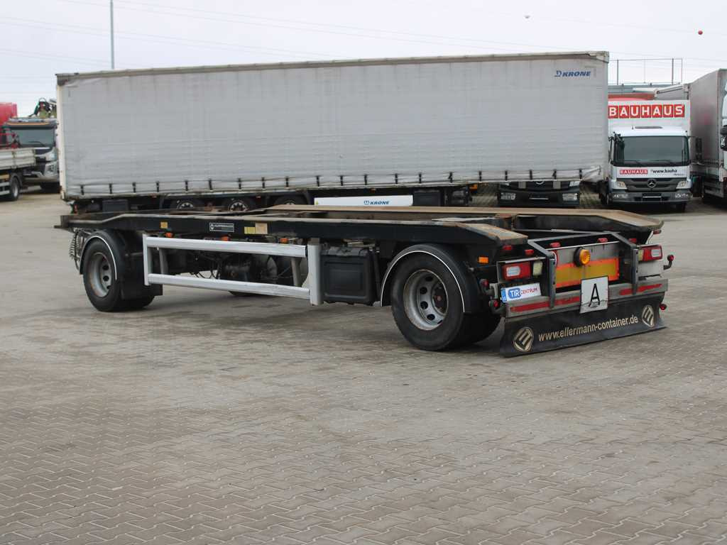 Hüffermann HAR 18.70, SAF AXLES, TIRES 80% - Remolque multilift/ Portacontenedores de cadenas: foto 5 Hüffermann HAR 18.70, SAF AXLES, TIRES 80% - Remolque multilift/ Portacontenedores de cadenas: foto 5