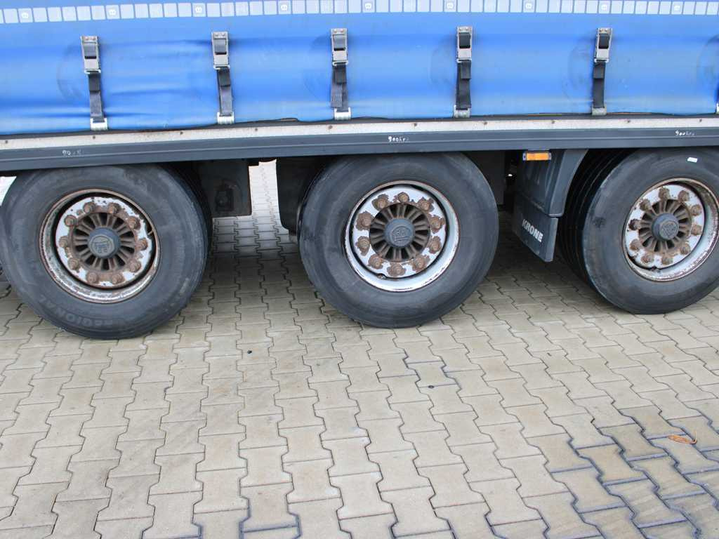 Semirremolque lona Krone MEGA LINER, LOWDECK, LIFTING AXLE, MULTILOCK: foto 9
