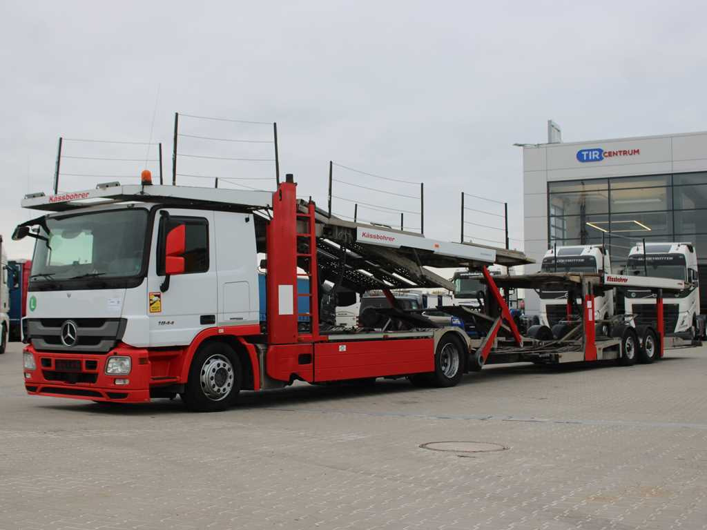 Mercedes-Benz Actros 1844, EURO 5EEV, RETARDER + KÄSSBOHRER METAGO (2006) - Camión portavehículos: foto 1 Mercedes-Benz Actros 1844, EURO 5EEV, RETARDER + KÄSSBOHRER METAGO (2006) - Camión portavehículos: foto 1