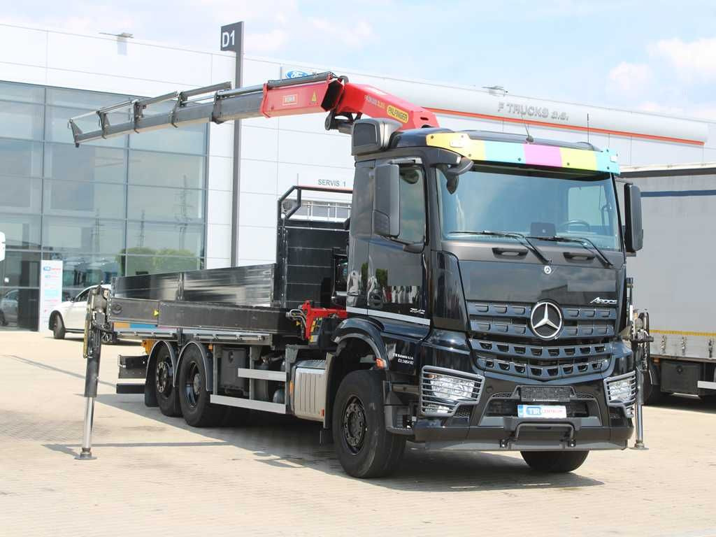 Mercedes-Benz Arocs 2542, 6X2, EURO 6, CAMERA, PALFINGER PK 24 - Camión grúa: foto 2 Mercedes-Benz Arocs 2542, 6X2, EURO 6, CAMERA, PALFINGER PK 24 - Camión grúa: foto 2
