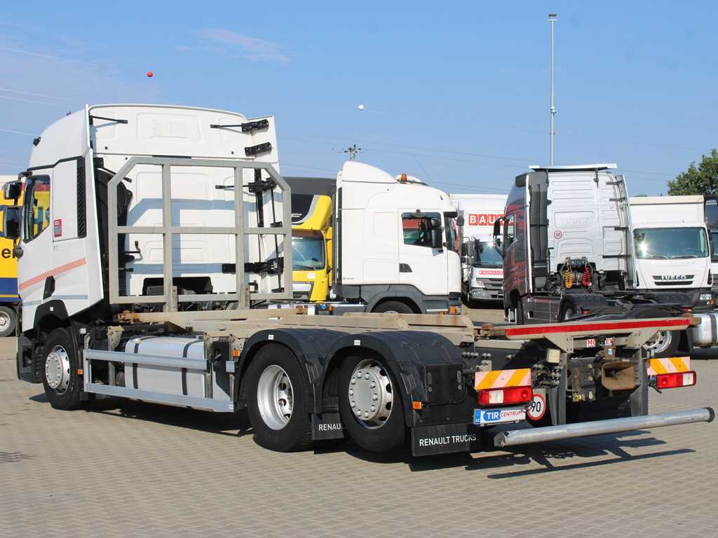 Renault T460, EURO 6, BDF, LIFT AXLE, AIR SUSPENSION - Camión portacontenedore/ Intercambiable: foto 4 Renault T460, EURO 6, BDF, LIFT AXLE, AIR SUSPENSION - Camión portacontenedore/ Intercambiable: foto 4