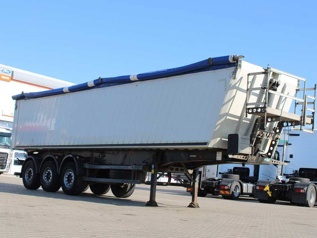 Schmitz SKI 24 SL 10.5, AXLES 9t, 49m³, LIFTING AXLE, ALUMINUM BODY - Semirremolque volquete: foto 2 Schmitz SKI 24 SL 10.5, AXLES 9t, 49m³, LIFTING AXLE, ALUMINUM BODY - Semirremolque volquete: foto 2