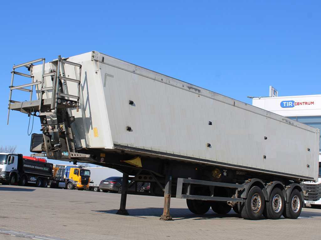 Schmitz SKI 24 SL 10.5, AXLES 9t, 49m³, LIFTING AXLE, ALUMINUM BODY - Semirremolque volquete: foto 1 Schmitz SKI 24 SL 10.5, AXLES 9t, 49m³, LIFTING AXLE, ALUMINUM BODY - Semirremolque volquete: foto 1