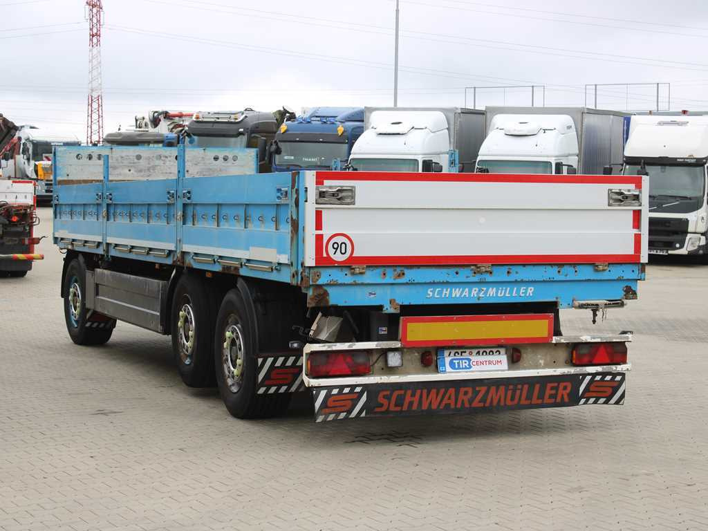 Schwarzmüller PA 3/E, LIFTING AXLE, SIDE PANEL - Remolque plataforma/ Caja abierta: foto 5 Schwarzmüller PA 3/E, LIFTING AXLE, SIDE PANEL - Remolque plataforma/ Caja abierta: foto 5
