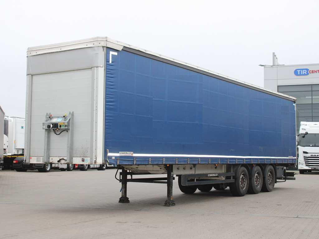 Schwarzmüller SPA 3/E, LIFT AXLE, LOADER, MULTILOCK, SAF - Semirremolque lona: foto 1 Schwarzmüller SPA 3/E, LIFT AXLE, LOADER, MULTILOCK, SAF - Semirremolque lona: foto 1
