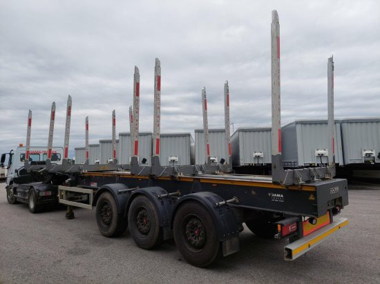 DOLL Holzauflieger H3S-12, Tydraul , Langholz, 2+4 verstellbare Rungenpaare, Langholz, Liftachse, - Semirremolque maderero: foto 2 DOLL Holzauflieger H3S-12, Tydraul , Langholz, 2+4 verstellbare Rungenpaare, Langholz, Liftachse, - Semirremolque maderero: foto 2