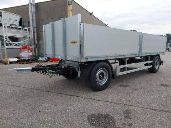 HUMBAUR Baustoffanhänger, 7,1 Meter ,Neufahrzeug, SAF-Achsen - Remolque plataforma/ Caja abierta: foto 1 HUMBAUR Baustoffanhänger, 7,1 Meter ,Neufahrzeug, SAF-Achsen - Remolque plataforma/ Caja abierta: foto 1