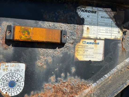 Remolque portacontenedore/ Intercambiable Krone AZW, Maxi BDF-Lafette, BPW-Achsen: foto 15 Remolque portacontenedore/ Intercambiable Krone AZW, Maxi BDF-Lafette, BPW-Achsen: foto 15