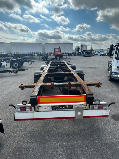 Krone ZZ/DC07 Tandem-Lafette, Standard, BPW-Achsen, Heckabstützung - Remolque portacontenedore/ Intercambiable: foto 5 Krone ZZ/DC07 Tandem-Lafette, Standard, BPW-Achsen, Heckabstützung - Remolque portacontenedore/ Intercambiable: foto 5