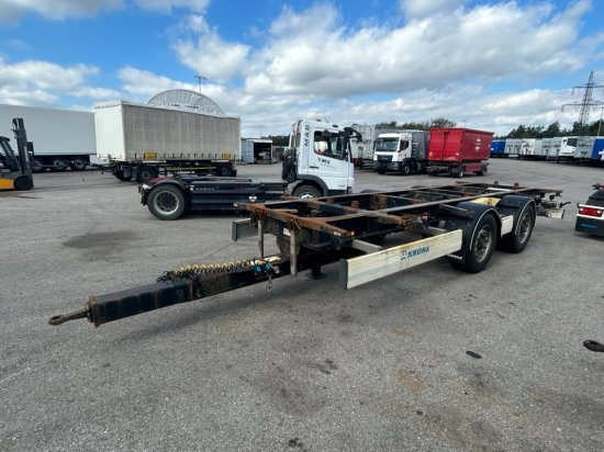 Krone ZZ/DC07 Tandem-Lafette, Standard, BPW-Achsen, Heckabstützung - Remolque portacontenedore/ Intercambiable: foto 3 Krone ZZ/DC07 Tandem-Lafette, Standard, BPW-Achsen, Heckabstützung - Remolque portacontenedore/ Intercambiable: foto 3