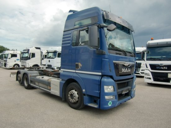 MAN TGX 26.440 XXL 6x2 Liftachse Euro 6 - Camión portacontenedore/ Intercambiable: foto 3 MAN TGX 26.440 XXL 6x2 Liftachse Euro 6 - Camión portacontenedore/ Intercambiable: foto 3