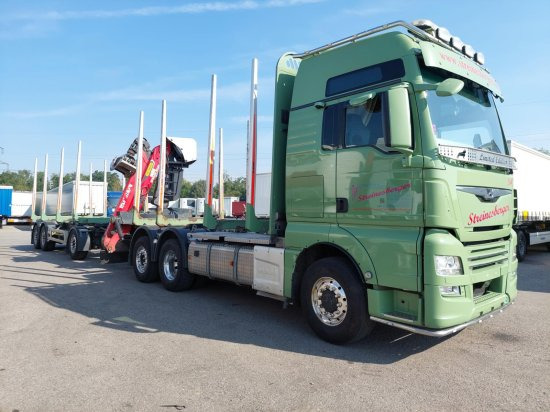 MAN TGX 26.500 6x4x4 Holztransporter, Motor Neu OHNE ANHÄNGER - Camión forestal, Camión grúa: foto 2 MAN TGX 26.500 6x4x4 Holztransporter, Motor Neu OHNE ANHÄNGER - Camión forestal, Camión grúa: foto 2