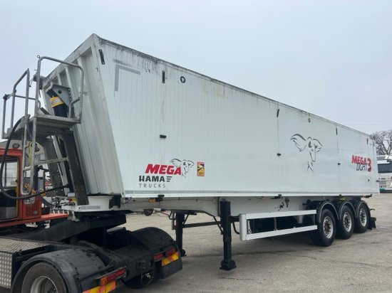 MEGA Alu-Kastenmulde 55m³, SAF-Achsen, Rollplane, Kombiklappe, Stehpodest - Semirremolque volquete: foto 5 MEGA Alu-Kastenmulde 55m³, SAF-Achsen, Rollplane, Kombiklappe, Stehpodest - Semirremolque volquete: foto 5