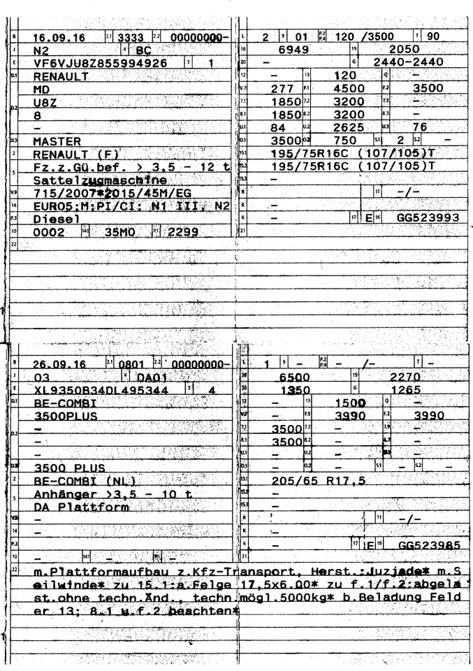 Leasing de  Renault Master Autotransporter Renault Master Autotransporter: foto 19