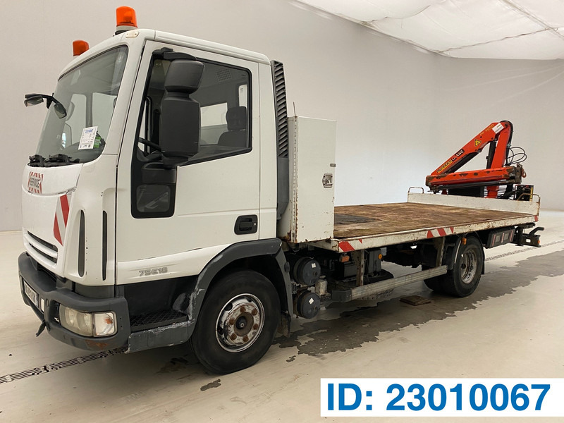 Iveco 75E18* - Camión caja abierta, Camión grúa: foto 1 Iveco 75E18* - Camión caja abierta, Camión grúa: foto 1