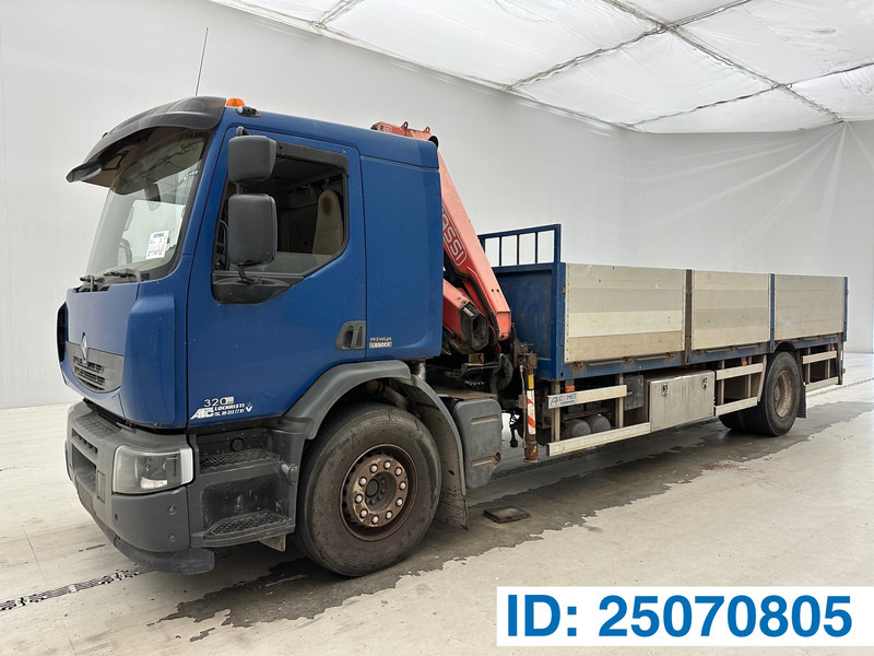 Renault Premium Lander 320 DXi - Camión caja abierta, Camión grúa: foto 1 Renault Premium Lander 320 DXi - Camión caja abierta, Camión grúa: foto 1