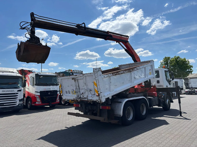 Iveco Trakker 410 6X4 Manual Gearbox 2 Way Tipper + Palfinger PK15500 - Camión volquete, Camión grúa: foto 4 Iveco Trakker 410 6X4 Manual Gearbox 2 Way Tipper + Palfinger PK15500 - Camión volquete, Camión grúa: foto 4
