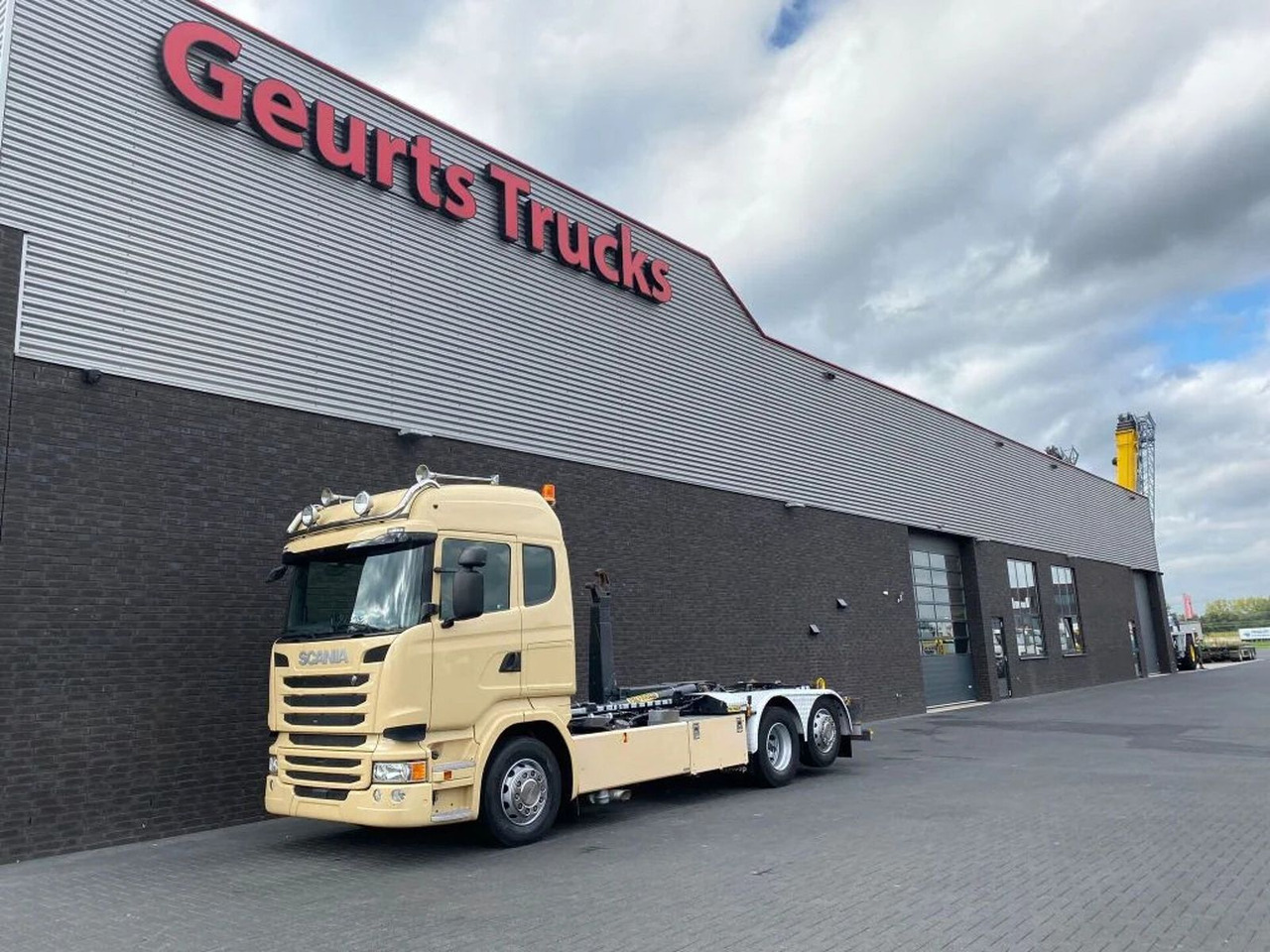 Scania R450 6X2 + PALFINGER HAAKARMSYSTEEM/ABROLLKIPPER - Camión multibasculante: foto 3 Scania R450 6X2 + PALFINGER HAAKARMSYSTEEM/ABROLLKIPPER - Camión multibasculante: foto 3