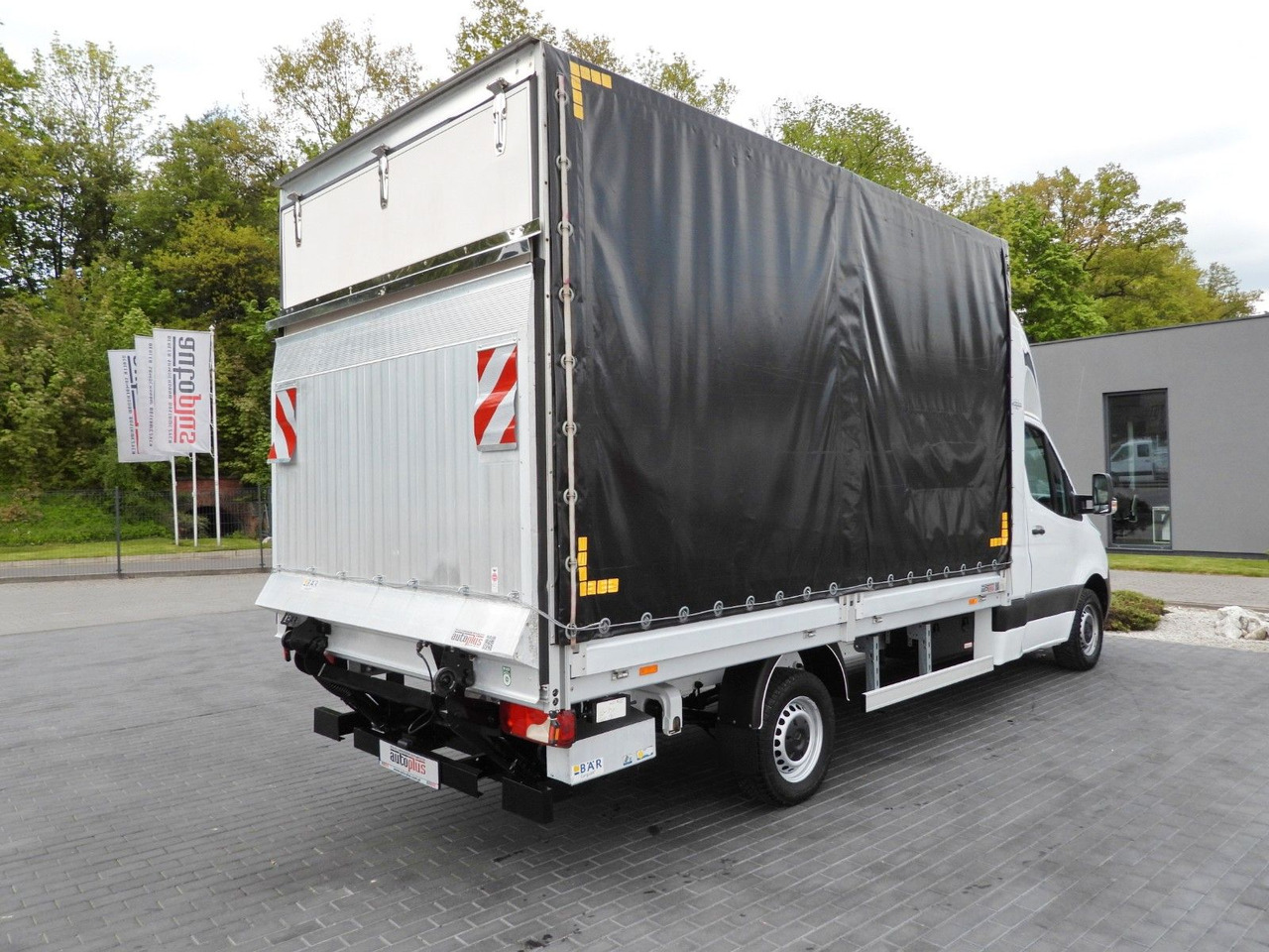 Furgoneta con lona, Furgoneta combi Mercedes-Benz SPRINTER 316 PRITSCHE PLANE AUFZUG 8 PALETTEN: foto 13