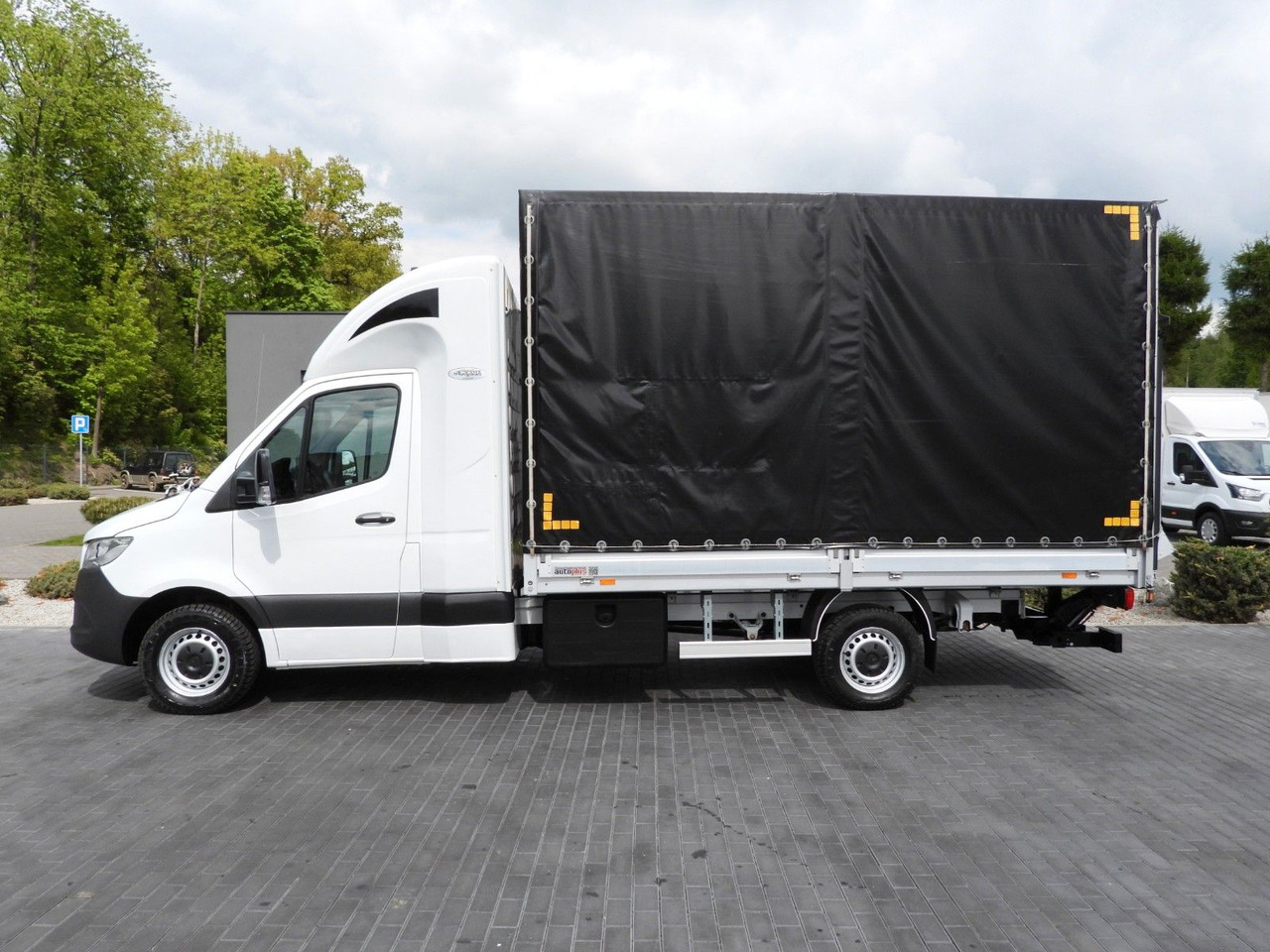 Furgoneta con lona, Furgoneta combi Mercedes-Benz SPRINTER 316 PRITSCHE PLANE AUFZUG 8 PALETTEN: foto 8