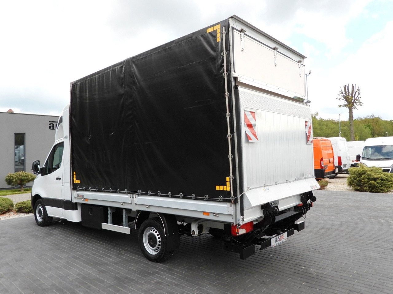 Furgoneta con lona, Furgoneta combi Mercedes-Benz SPRINTER 316 PRITSCHE PLANE AUFZUG 8 PALETTEN: foto 9