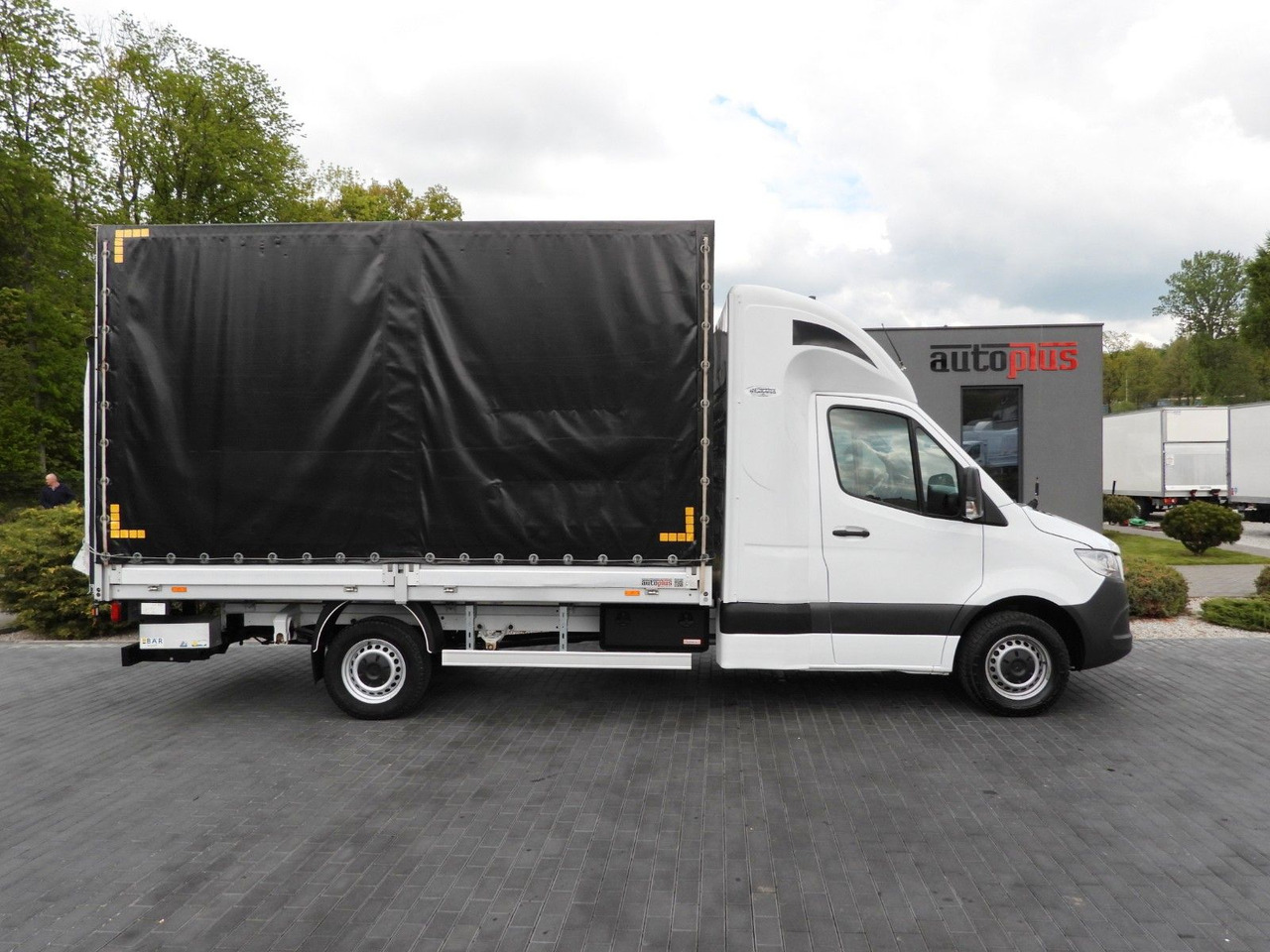 Furgoneta con lona, Furgoneta combi Mercedes-Benz SPRINTER 316 PRITSCHE PLANE AUFZUG 8 PALETTEN: foto 7