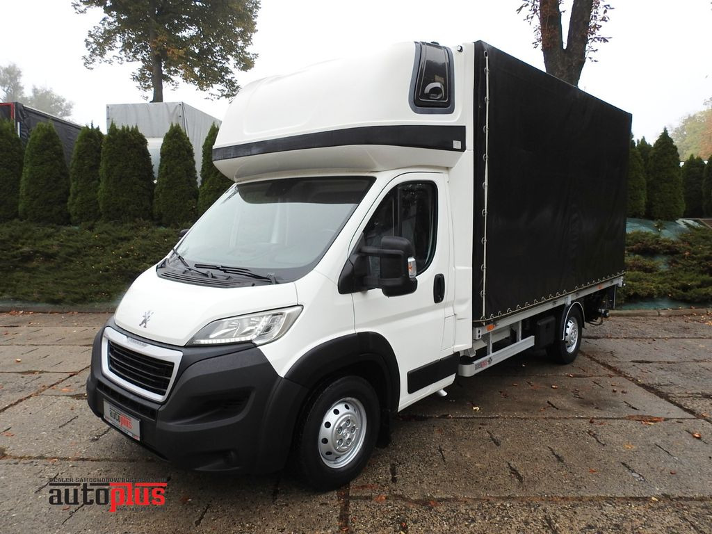 Peugeot BOXER PRITSCHE PLANE 8 PALLETS WEBASTO A/C - Furgoneta con lona: foto 1 Peugeot BOXER PRITSCHE PLANE 8 PALLETS WEBASTO A/C - Furgoneta con lona: foto 1