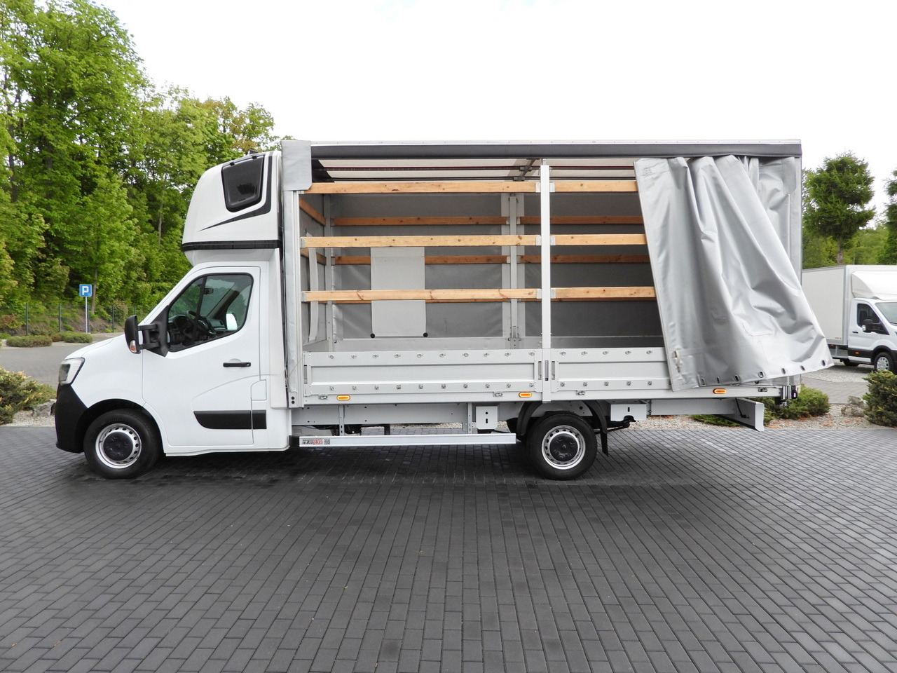 Furgoneta con lona RENAULT MASTER  TARPAULIN 10 PALLETS WEBASTO CRUISE CONTROL LED LIGHTS PNEUMATICS AIR CONDITIONING  165HP: foto 8