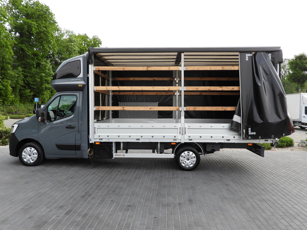 Furgoneta con lona RENAULT MASTER TARPAULIN 10 PALLETS WEBASTO CRUISE CONTROL LED LIGHTS PNEUMATICS AIR CONDITIONING  165HP: foto 8