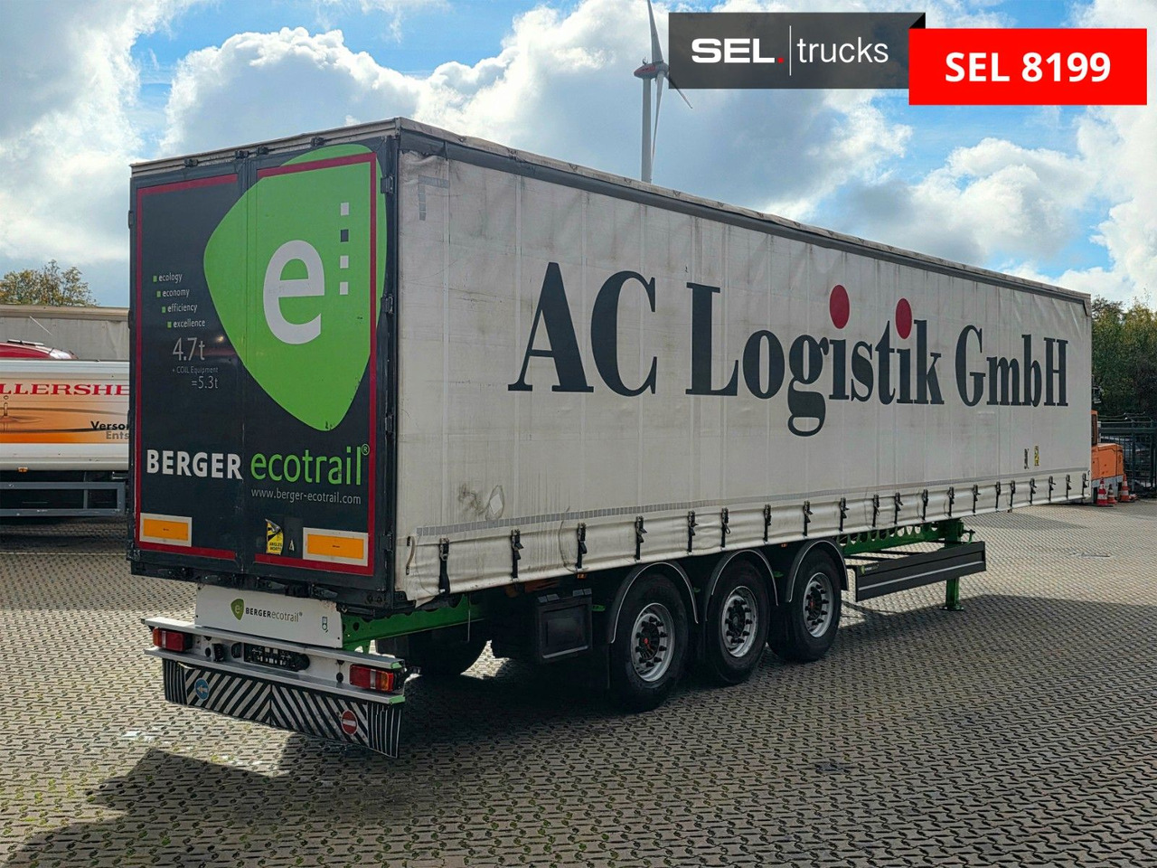 Berger SAPL24 / Coilmulde / 5.560 kg LEERGEWICHT - Semirremolque lona: foto 5 Berger SAPL24 / Coilmulde / 5.560 kg LEERGEWICHT - Semirremolque lona: foto 5