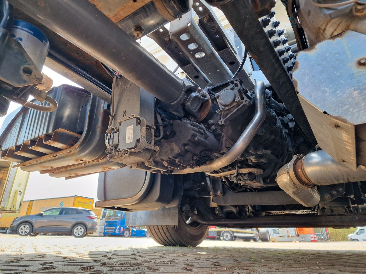 Camión portacontenedore/ Intercambiable DAF XF 460 FAN / Intarder / Lenkachse / Standklima: foto 11