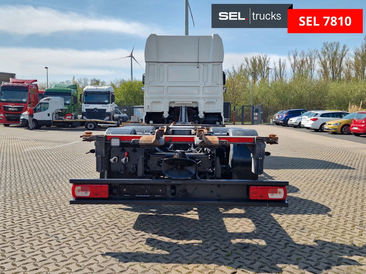 Camión portacontenedore/ Intercambiable DAF XF 460 FAN / Intarder / Lenkachse / Standklima: foto 6