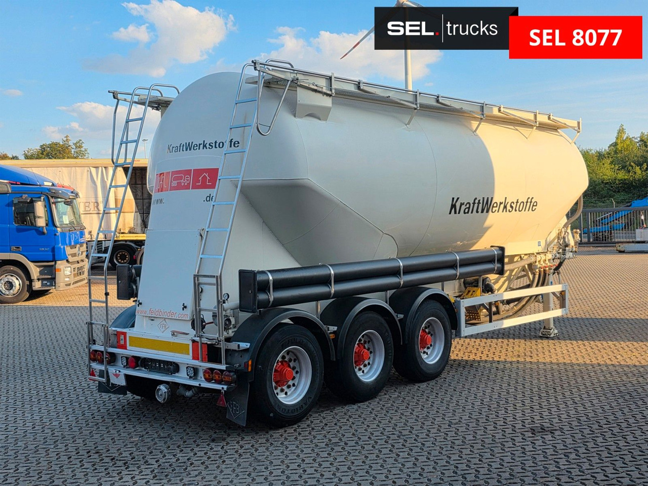 Feldbinder EUT 40.3/7645/A/2 / 1 Kammer - Semirremolque silo: foto 5 Feldbinder EUT 40.3/7645/A/2 / 1 Kammer - Semirremolque silo: foto 5
