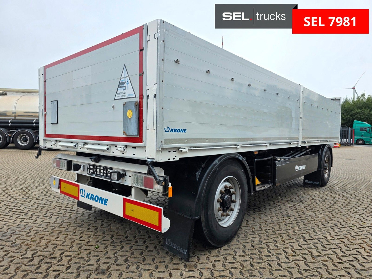 Krone AZ / Baustoff - Remolque plataforma/ Caja abierta: foto 5 Krone AZ / Baustoff - Remolque plataforma/ Caja abierta: foto 5