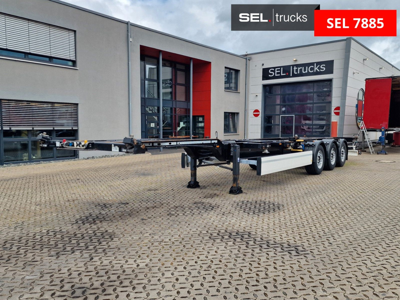 Krone SD / Teleskop / Liftachse - Semirremolque portacontenedore/ Intercambiable: foto 1 Krone SD / Teleskop / Liftachse - Semirremolque portacontenedore/ Intercambiable: foto 1