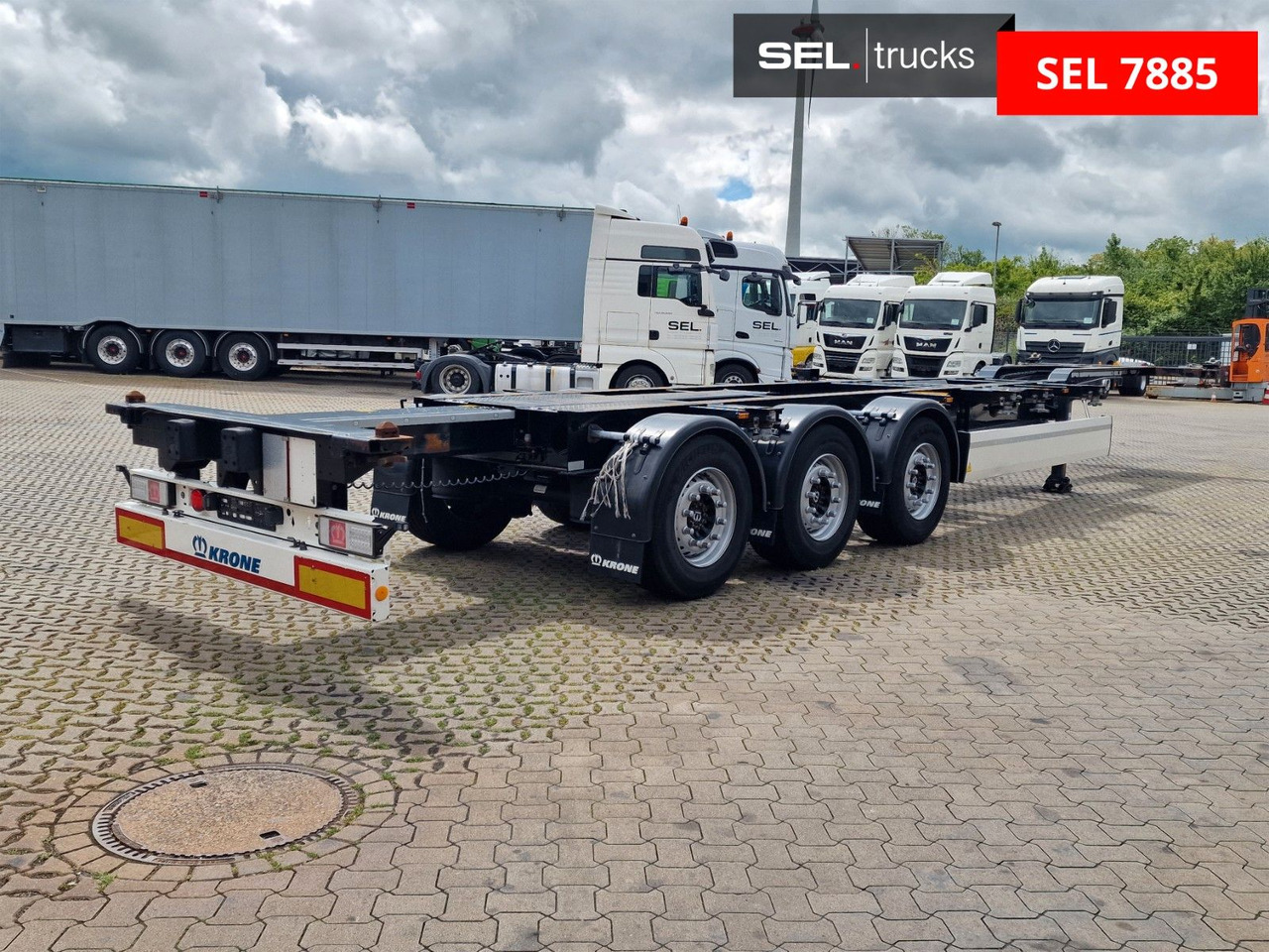 Krone SD / Teleskop / Liftachse - Semirremolque portacontenedore/ Intercambiable: foto 5 Krone SD / Teleskop / Liftachse - Semirremolque portacontenedore/ Intercambiable: foto 5