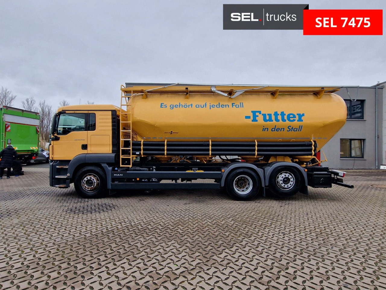 Camión cisterna MAN TGS 26.440 6X2-4 LL / SILO / ZF Int. / Spitzer /: foto 7