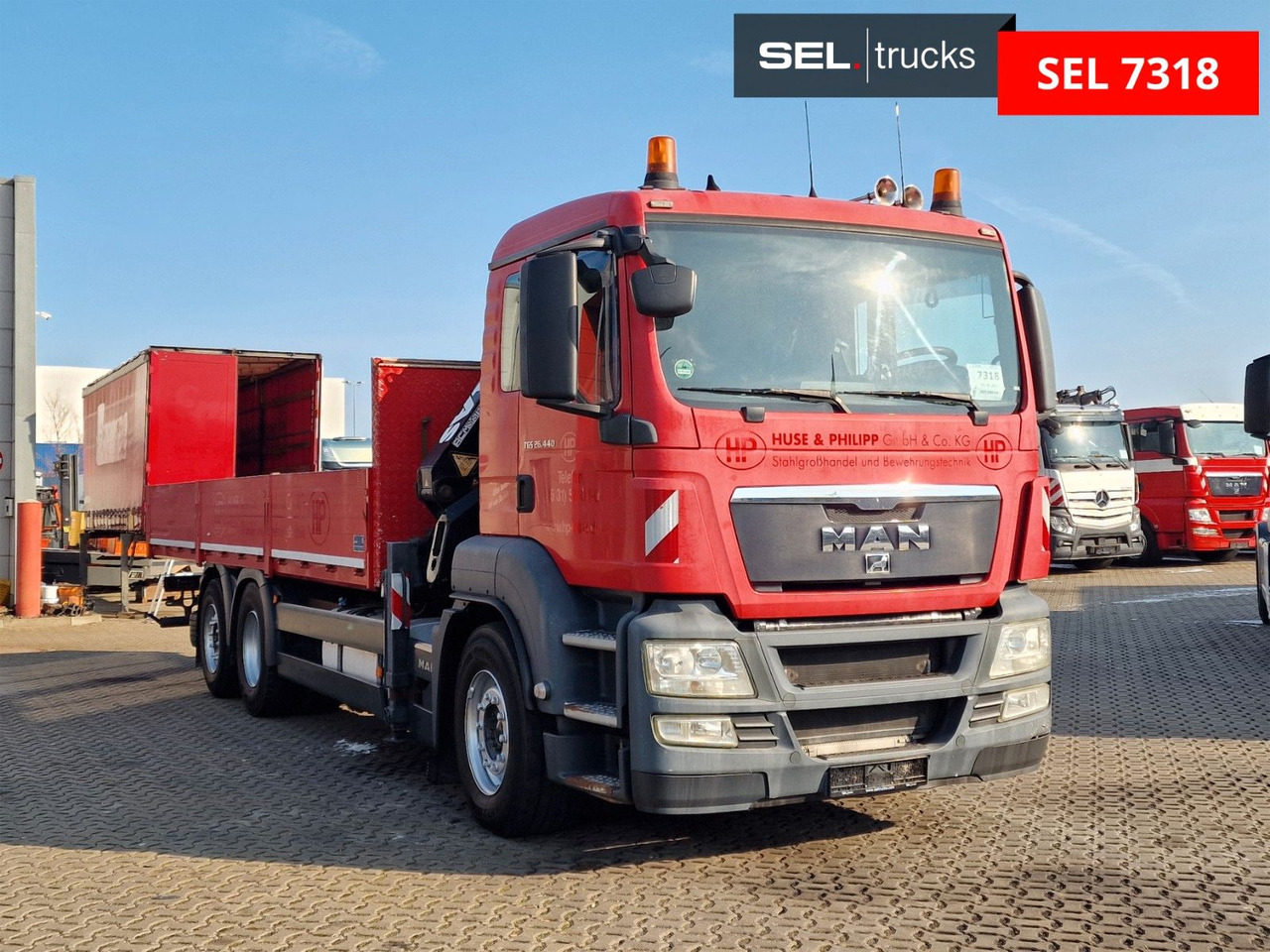 MAN TGS 26.440 6x2-2 BL/Fernbedien. /Lenkachse/Atlas - Camión grúa: foto 3 MAN TGS 26.440 6x2-2 BL/Fernbedien. /Lenkachse/Atlas - Camión grúa: foto 3