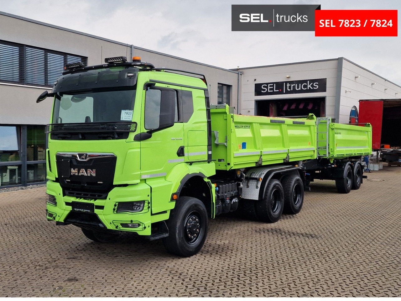 MAN TGS 33.510 6x6 BL CH /Dreiseitenkipper /6x6 / 6D - Camión volquete: foto 4 MAN TGS 33.510 6x6 BL CH /Dreiseitenkipper /6x6 / 6D - Camión volquete: foto 4