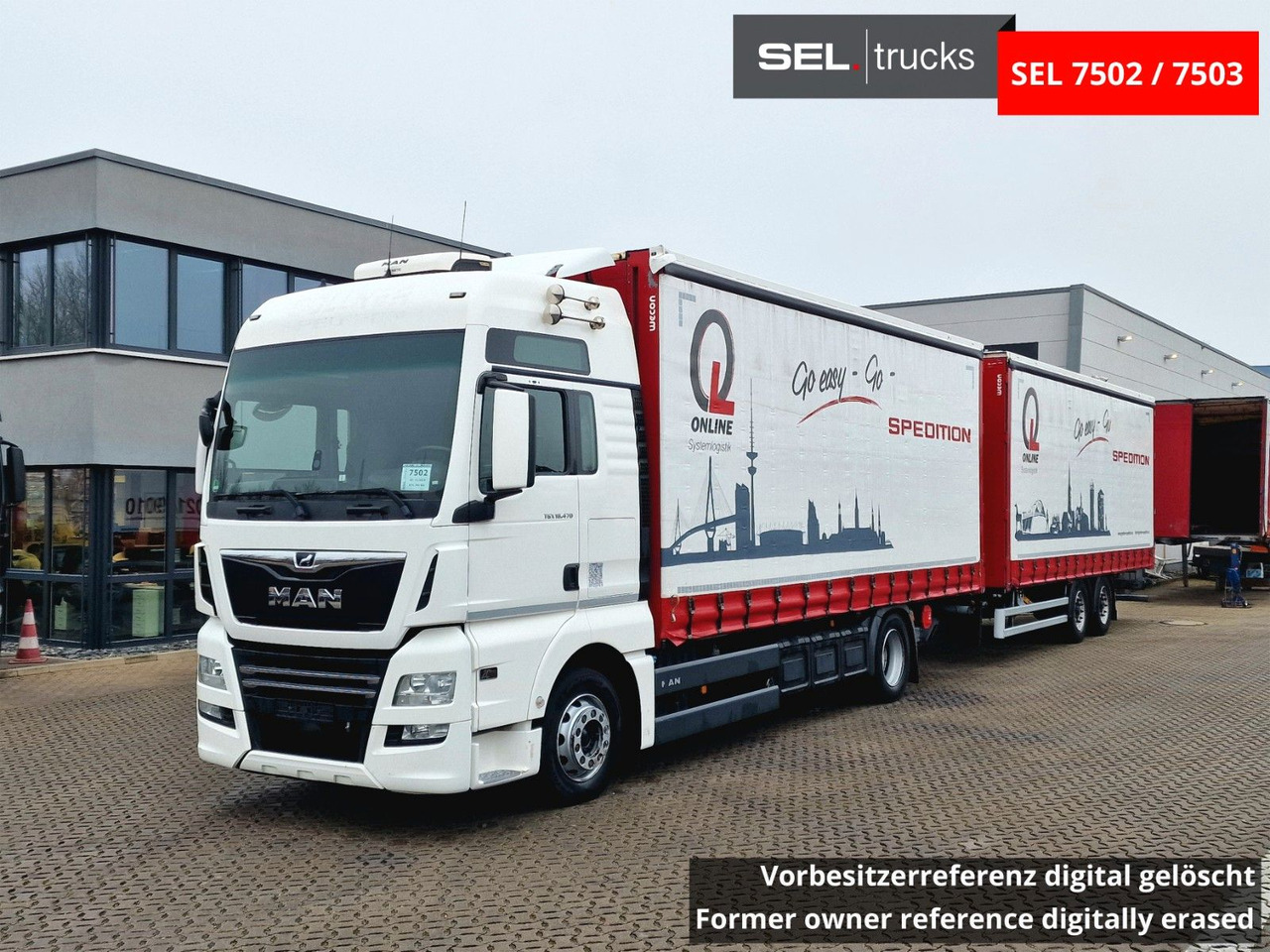 MAN TGX 18.470 4X2 LL/Intarder/Aluklap./Durchlade/6D - Camión lona: foto 1 MAN TGX 18.470 4X2 LL/Intarder/Aluklap./Durchlade/6D - Camión lona: foto 1