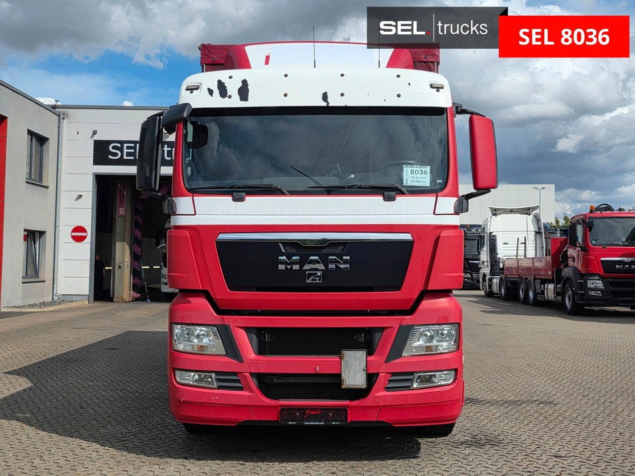 MAN TGX 26.360 6X2-2 LL / Intarder / Ldbw /Lenkachse - Camión lona: foto 2 MAN TGX 26.360 6X2-2 LL / Intarder / Ldbw /Lenkachse - Camión lona: foto 2