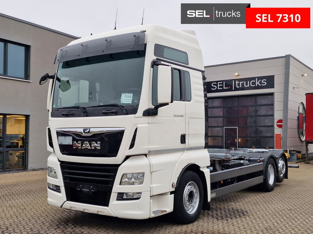 MAN TGX 26.460 6x2-2 LL / ZF Intarder / Standklima - Camión portacontenedore/ Intercambiable: foto 1 MAN TGX 26.460 6x2-2 LL / ZF Intarder / Standklima - Camión portacontenedore/ Intercambiable: foto 1