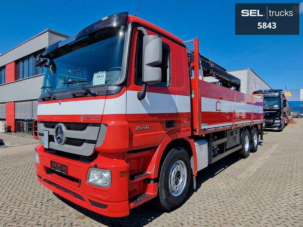 Mercedes-Benz Actros 2546 / HIAB 166K / ADC 4,1t / Lenkachse Mercedes-Benz Actros 2546 / HIAB 166K / ADC 4,1t / Lenkachse - Camión grúa, Camión caja abierta: foto 1 Mercedes-Benz Actros 2546 / HIAB 166K / ADC 4,1t / Lenkachse Mercedes-Benz Actros 2546 / HIAB 166K / ADC 4,1t / Lenkachse - Camión grúa, Camión caja abierta: foto 1