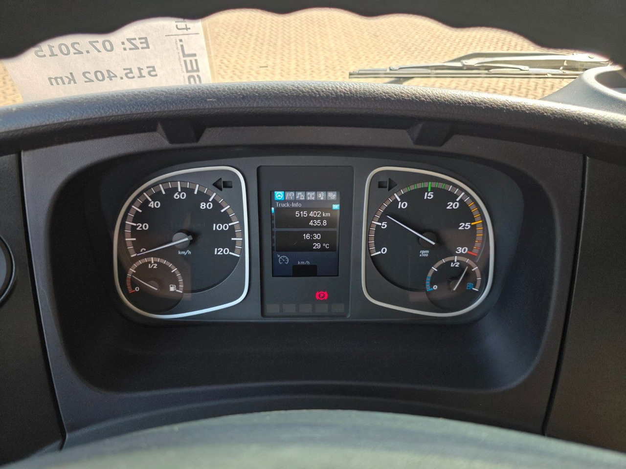Camión caja cerrada Mercedes-Benz Atego 1221 / Ladebordwand: foto 23