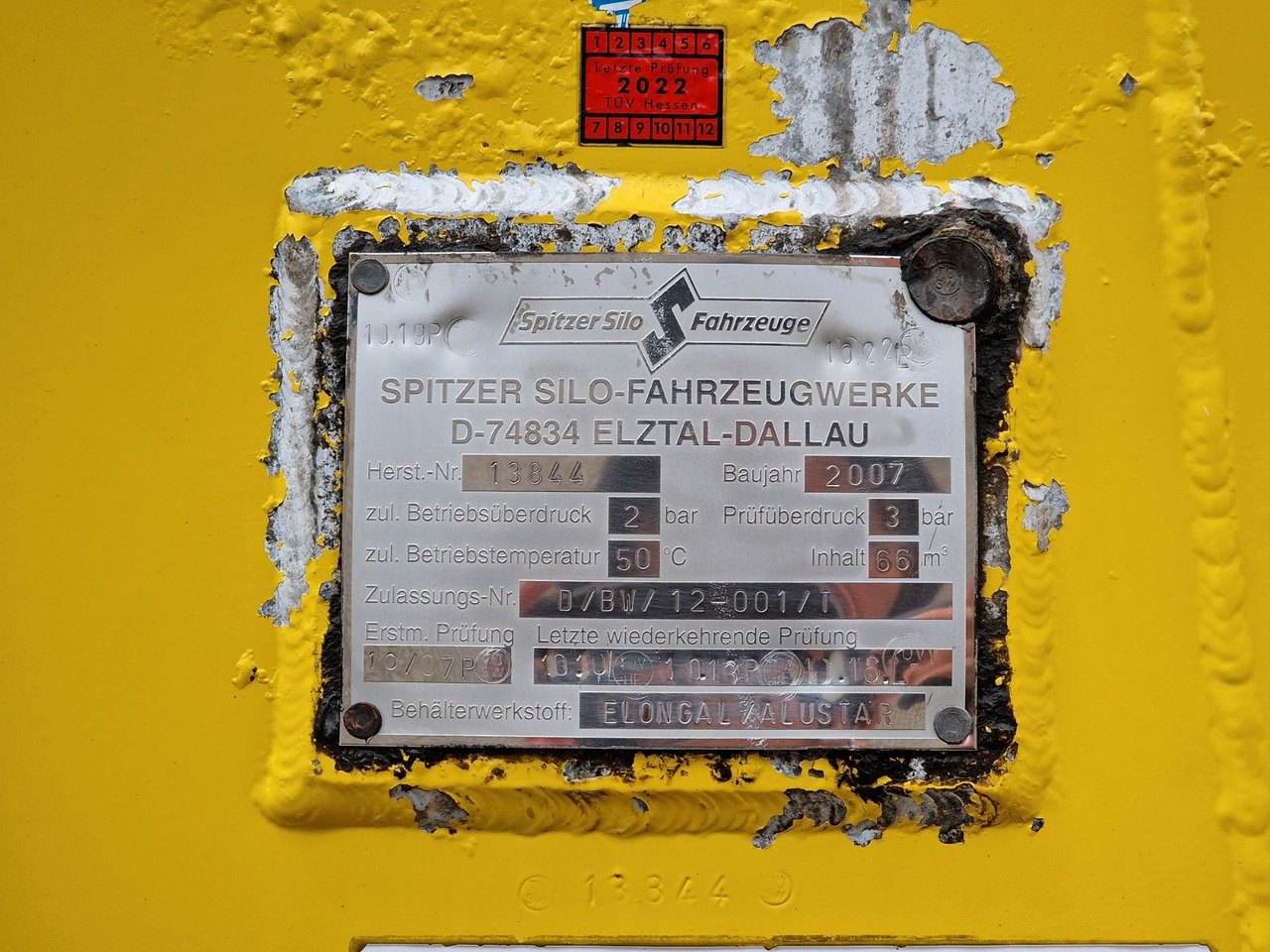 Semirremolque silo Spitzer SK2766 CAL GGVS / Kippsilo / 66m3 / ADR AT: foto 18