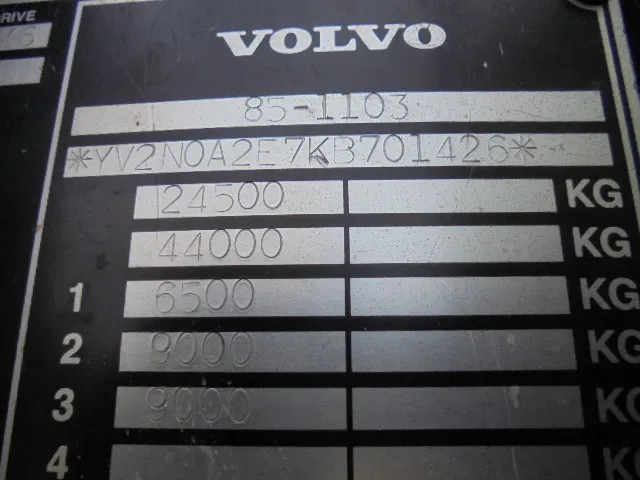 Volvo N 10 6X6 L + FASSI 3X IN STOCK - Camión caja abierta, Camión grúa: foto 4 Volvo N 10 6X6 L + FASSI 3X IN STOCK - Camión caja abierta, Camión grúa: foto 4